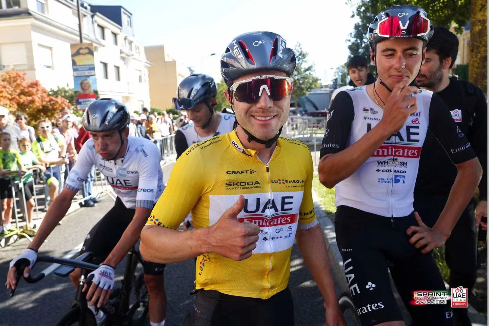 Tour del Lussemburgo 2023, la magnifica gloria della squadra emiratina